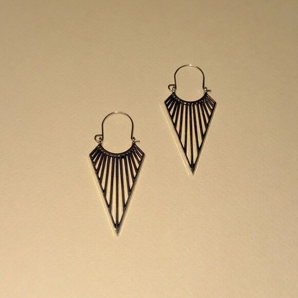 Boho hoop earrings N877 - Picture 2 of 4